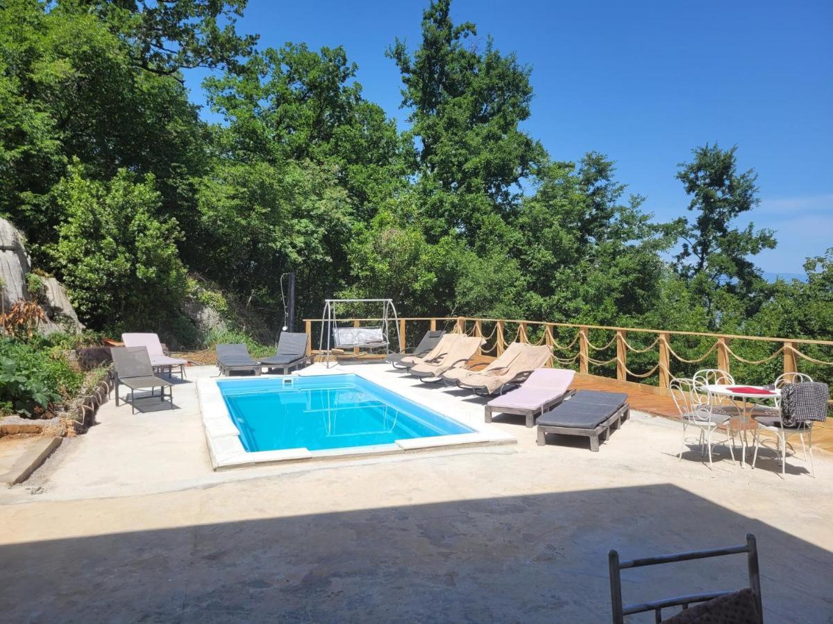 Apartments Chiara Mit Meerblick Und Pool Und Jacuzzi 洛夫兰 外观 照片